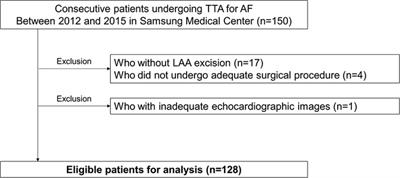 Left atrial strain predicts fibrosis of left atrial appendage in patients with atrial fibrillation undergoing totally thoracoscopic ablation